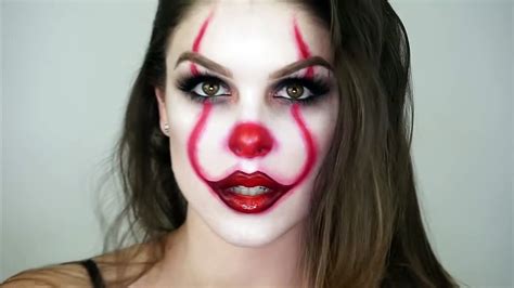 cute clown makeup easy|easy killer clown makeup tutorial.